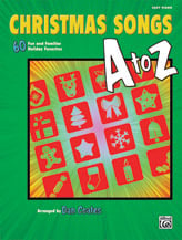 Christmas Songs A to Z piano sheet music cover Thumbnail